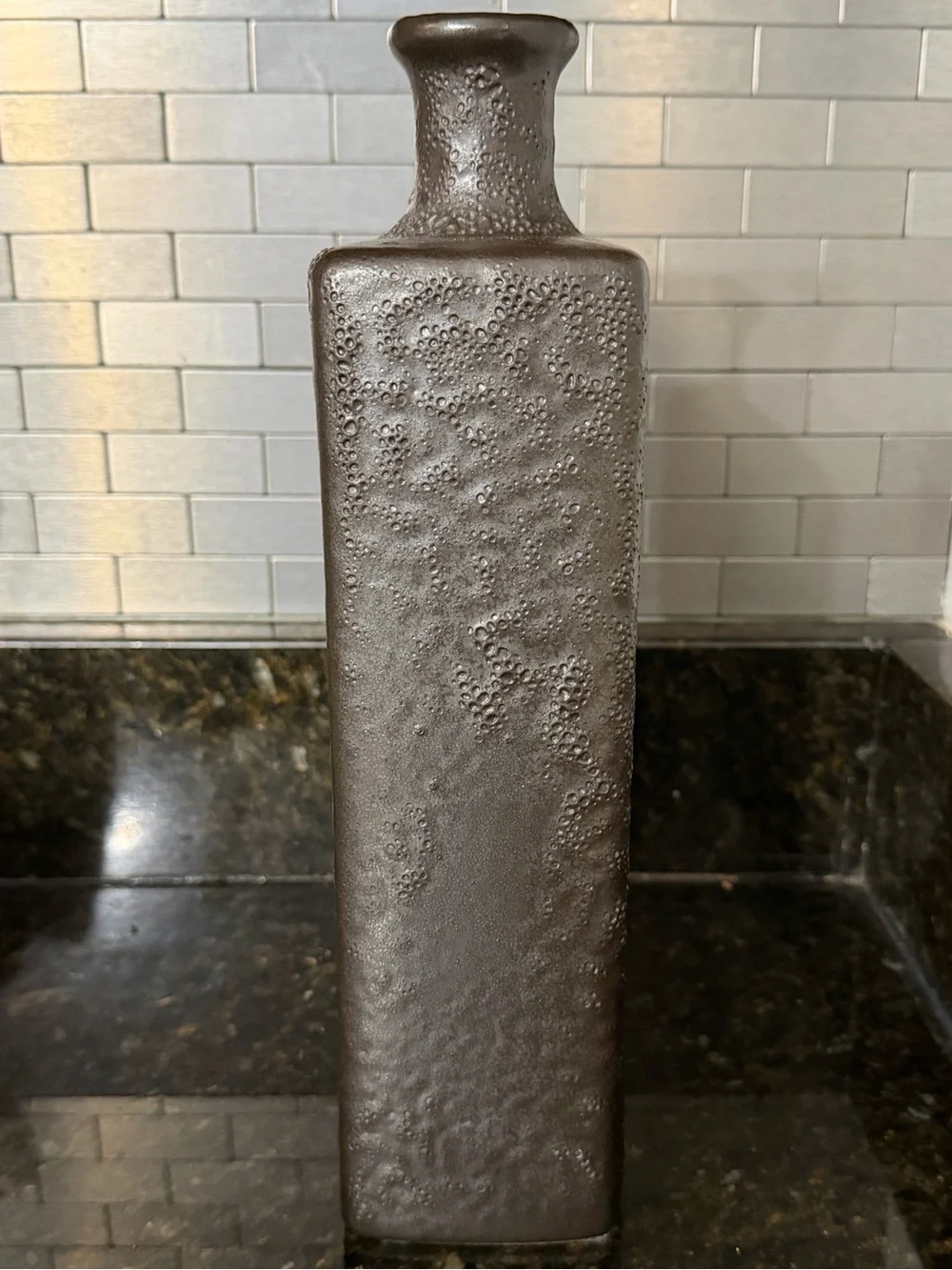 Vintage Royal Haeger MCM Textured Bottle Vase – 12.25”